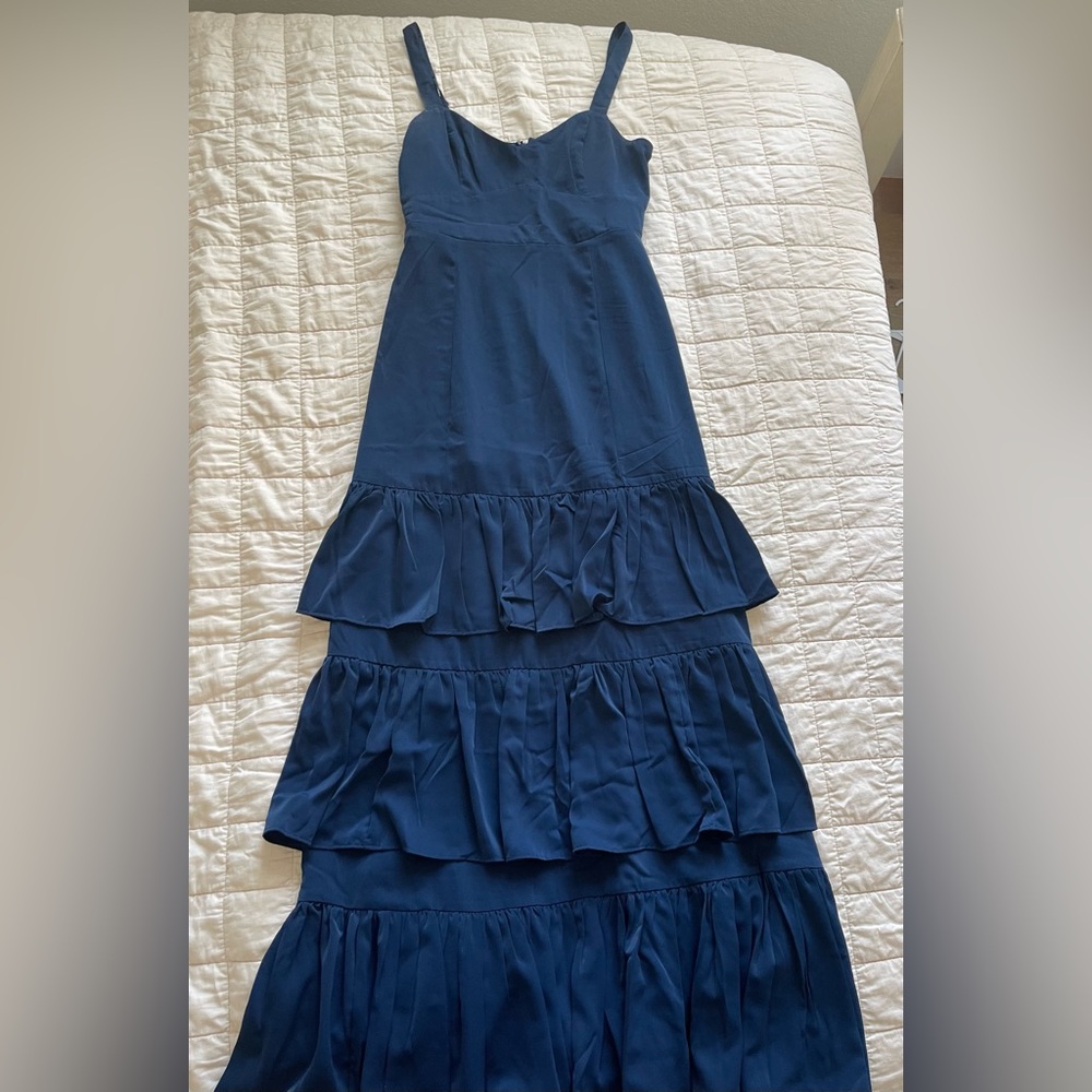 Ambercrombie navy maxi dress!
